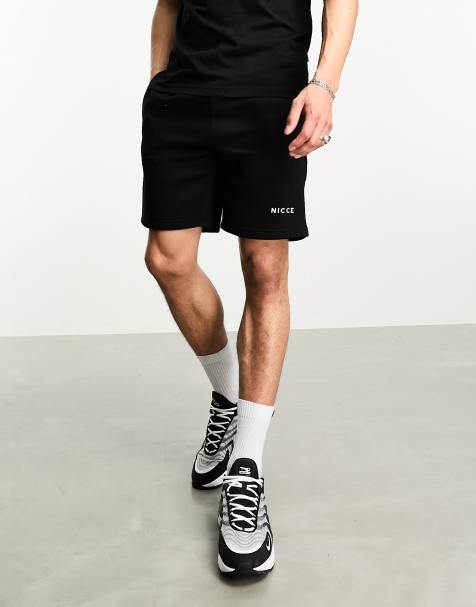 Nicce original logo jersey shorts in black - view 1