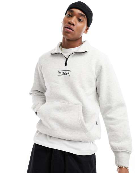 Nicce grey outlet jumper