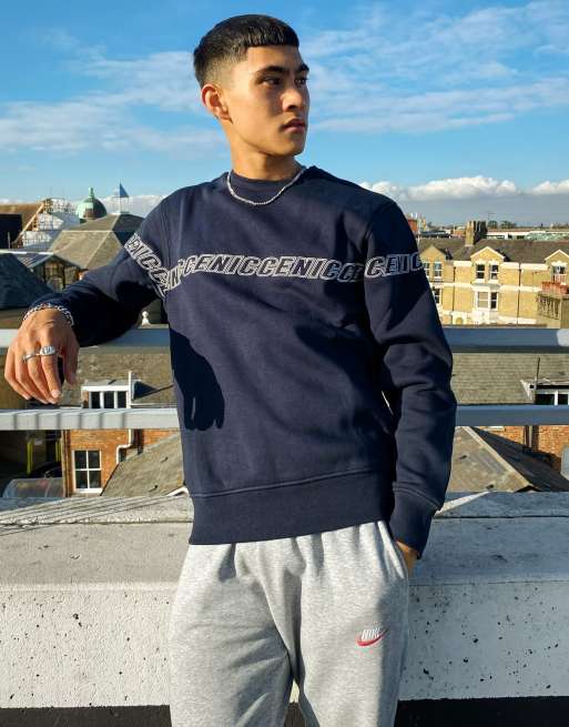 Nicce hot sale navy sweatshirt