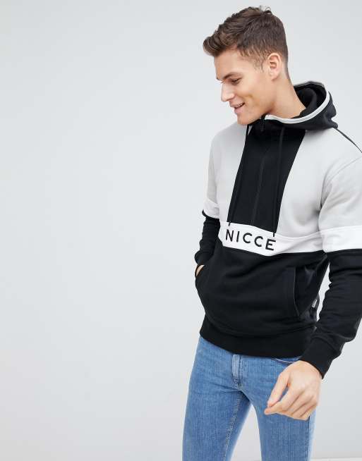 Nicce colour block discount hoodie