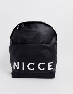Nicce - Rugzak met groot logo-Zwart