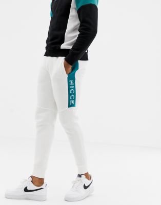 nicce white trainers