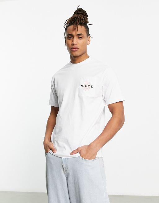 Nicce - Summer Serie - To T-shirts i hvid med ryg- og brystprint, 2 af 4
