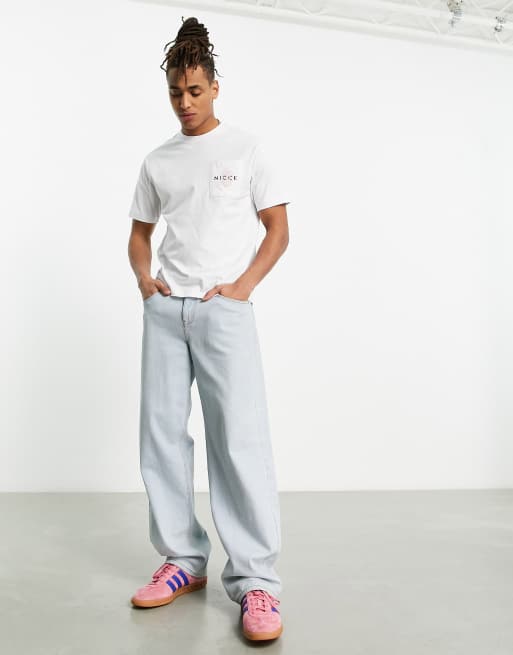 Nicce - Summer Serie - To T-shirts i hvid med ryg- og brystprint, 3 af 4