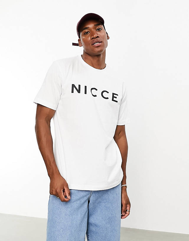 Nicce - t-shirt in white with logo print