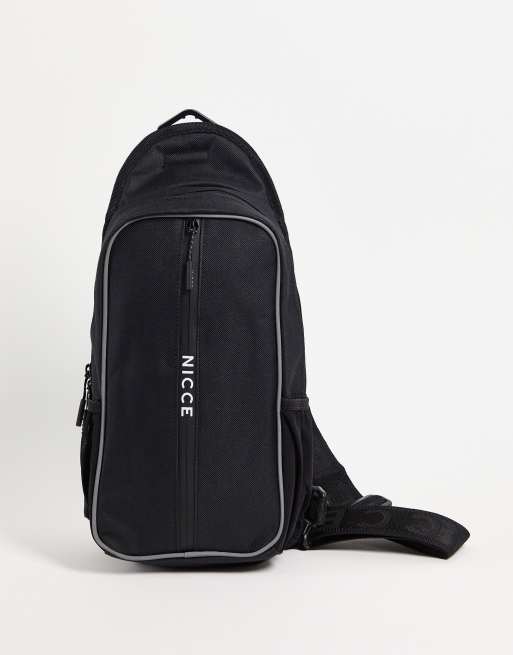 Nicce - Tavas - Crossbody tas met logo in marineblauw