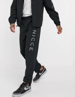 nicce black tracksuit