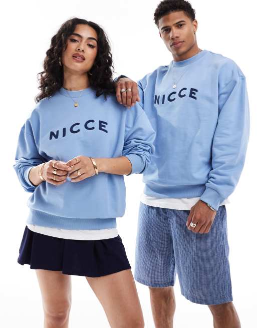 Nicce blue sweatshirt hotsell