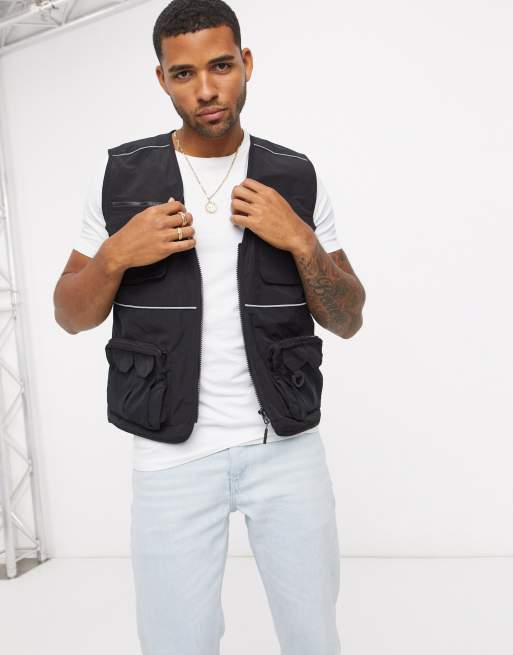 Utility hot sale vest jacket