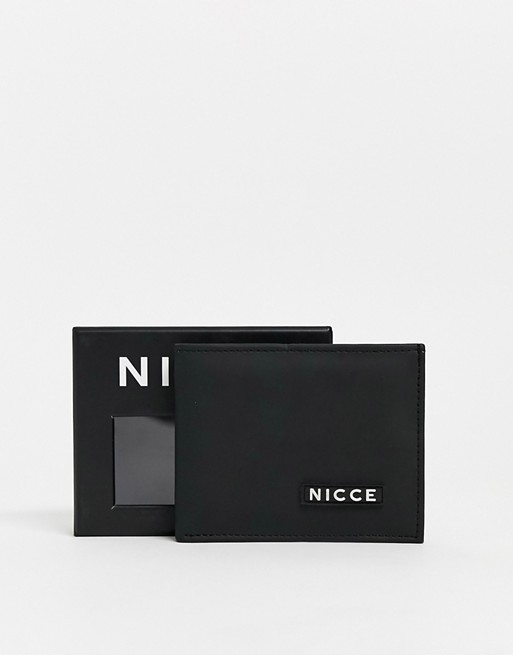 Nicce wallet in black in gift box