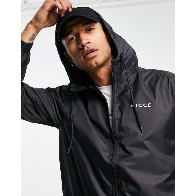 Nicce black windbreaker hotsell