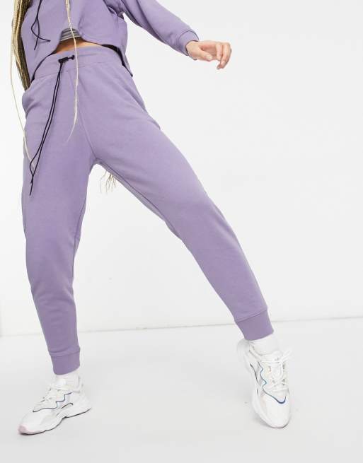 Night Addict co-ord high waisted tracksuit joggers in dusty purple