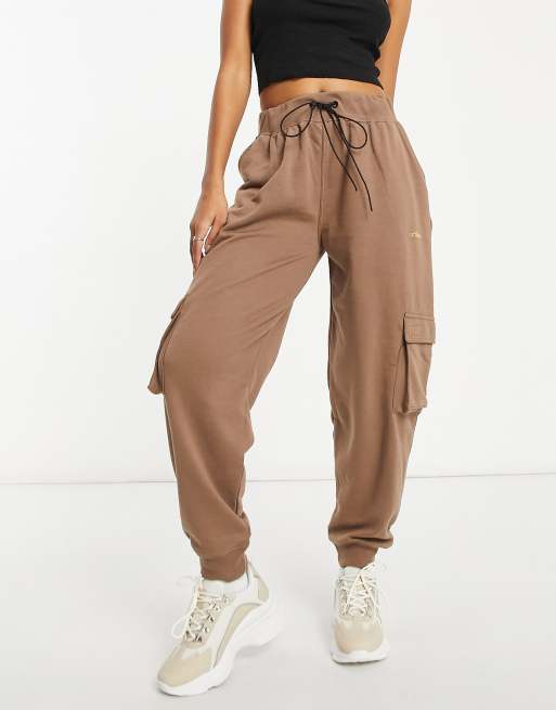 Night Addict - Co-ord set - Cargo-joggingbroek met hoge taille, onderdeel van trainingspak