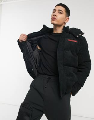 doudoune noir oversize