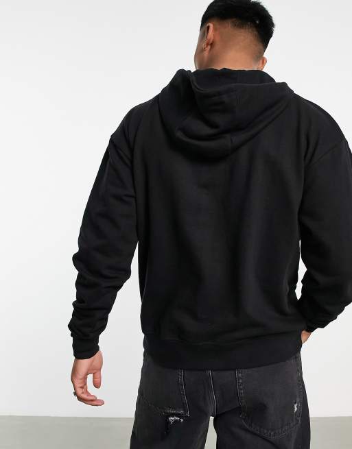 Night Addict - Hoodie met print voor in zwart, 2 van 4