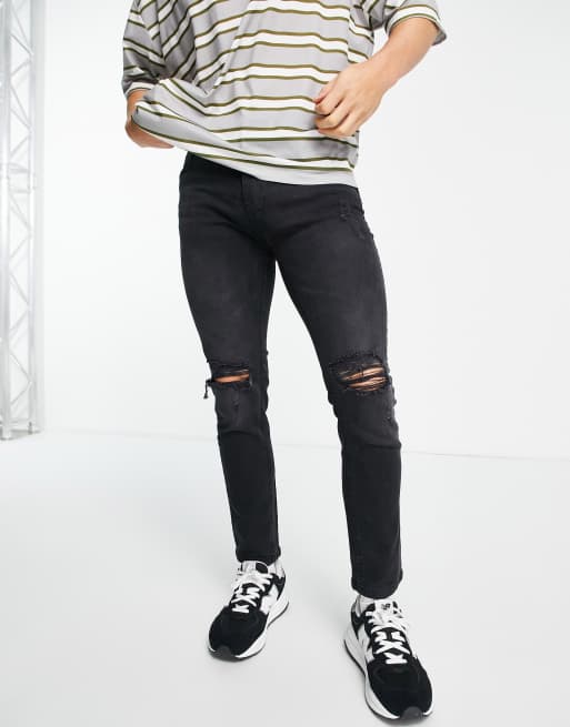 Night Addict - Jeans skinny color antracite