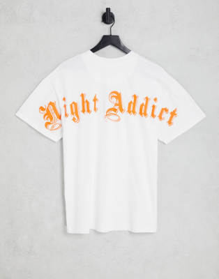 Night Addict Oversized Printed T-Shirt, ASOS