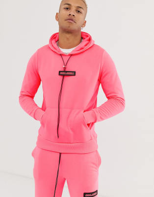 pink neon hoodie