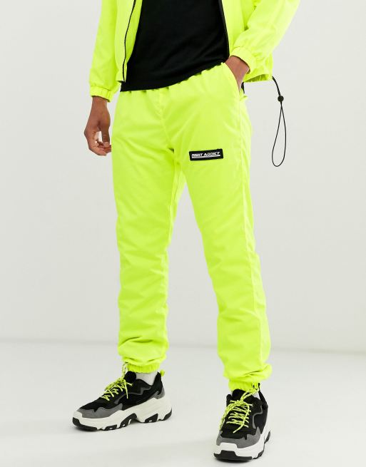 Neon best sale yellow sweatsuit