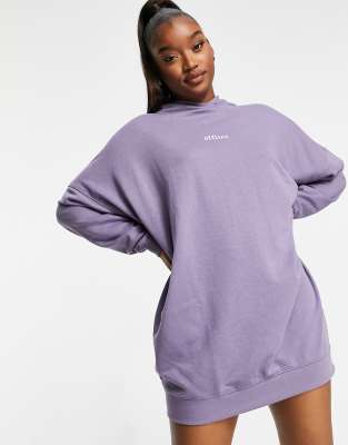 Night Addict offline hoodie dress-Purple