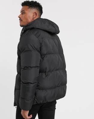oversized puffer jacket with hood
