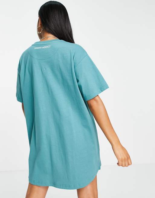 Oversized slogan t shirt dress hotsell