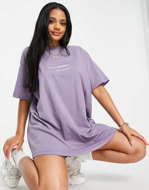 Slogan t store shirt dress