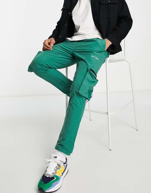 Night Addict - Pantalon fonctionnel fuselé en tissu élastique avec chevilles ajustables - Vert