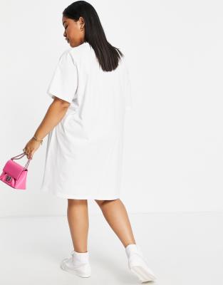 Night Addict Baddie Oversized T-Shirt Dress in Lime-Green - ASOS Outlet