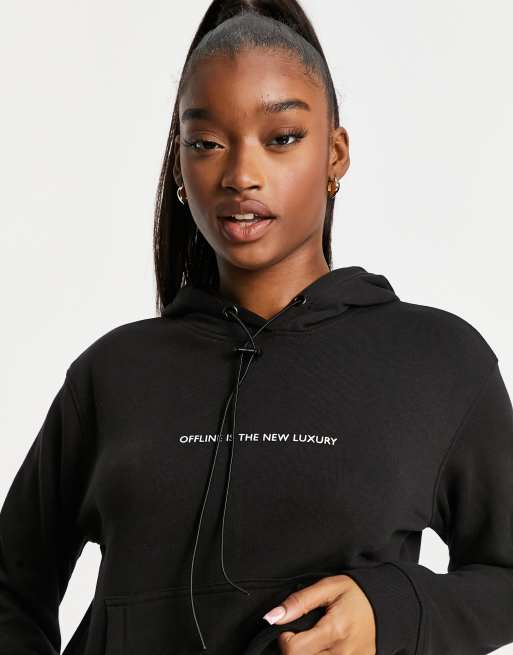 Slogan hoodie best sale