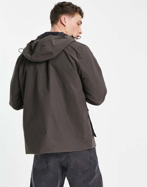Night Addict - Veste d'ensemble fonctionnelle à quatre poches avec poignets réglables - Marron, 4 de 4