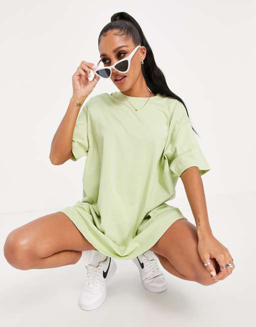 Night Addict wasabi green tshirt dress ASOS
