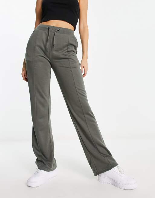 Night Addict wide leg trackies in grey
