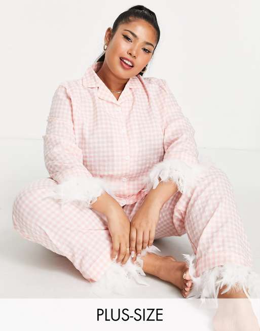 Gingham pyjama online set