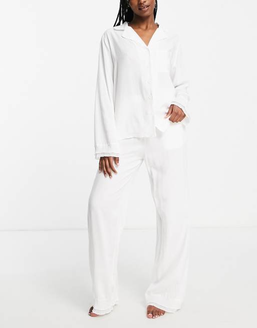 White pjs discount