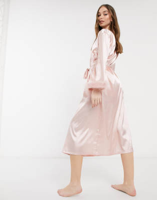 silk robe asos