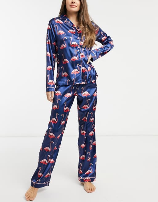 Flamingo outlet silk pajamas