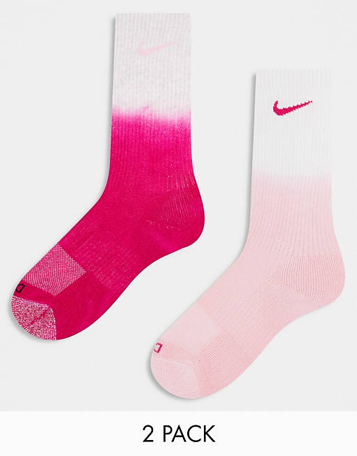 Nike 1 pack essentials crew sock in pink | ASOS