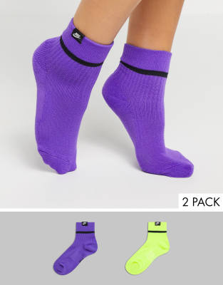 purple nike socks