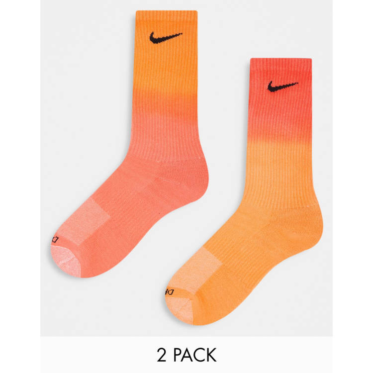 Orange top elite socks
