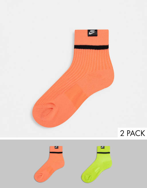 Neon orange nike clearance socks