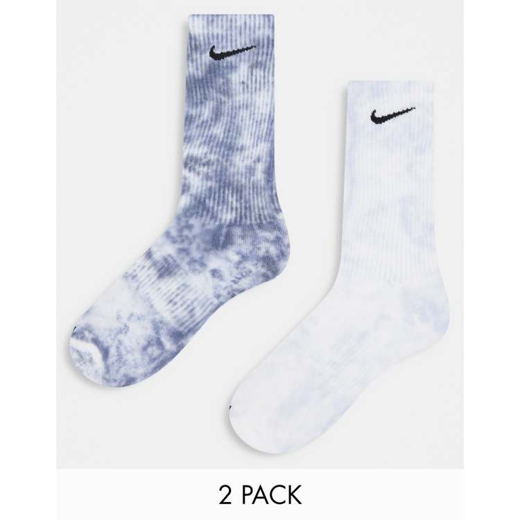 Tie Dye Pastel Blue Socks Hand Dyed Blue Nike Socks-nike Pastel Socks Nike  Blue Tie Dye Crew Socks Pick Two Pack or Your Choice of Color -  Sweden