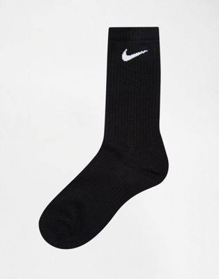 black nike socks long