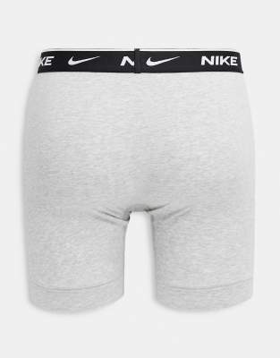 Nike 3-pack Boxer Briefs In Black