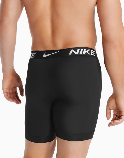 3 Boxers Longs Nike Homme Noir