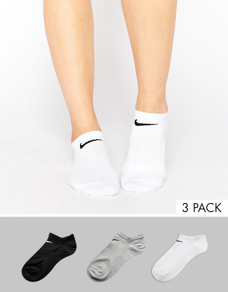 Nike 3 pack lightweight no show socks-Multi