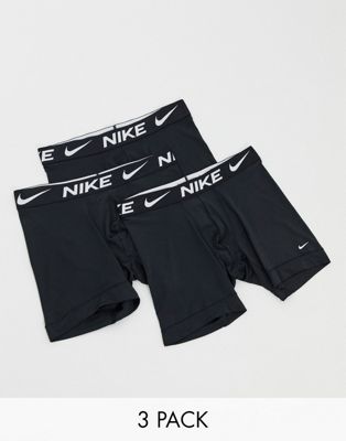 Nike 3 pack microfibre boxer briefs in 