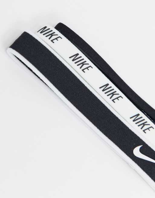 Comprar Cintas Pelo Nike Mixed Width Black White 3pk