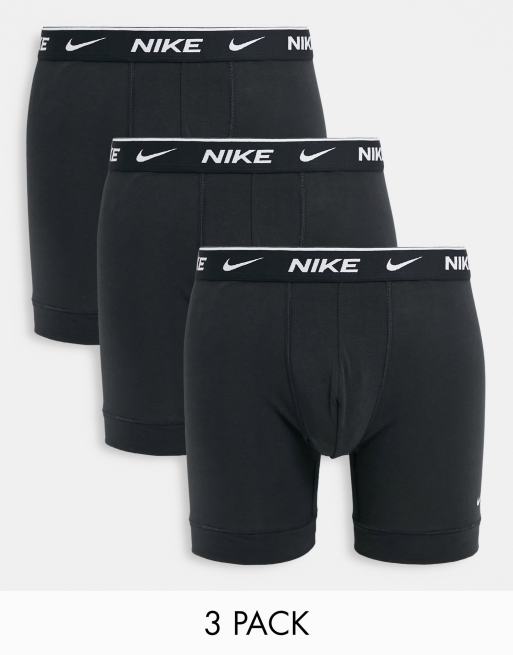 Nike 3 pack of boxer briefs in black | ASOS