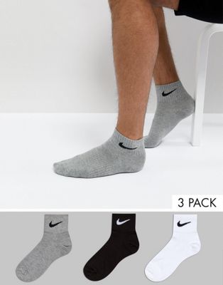 nike 3 quarter socks